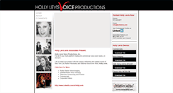 Desktop Screenshot of hollylevis.com