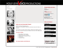 Tablet Screenshot of hollylevis.com